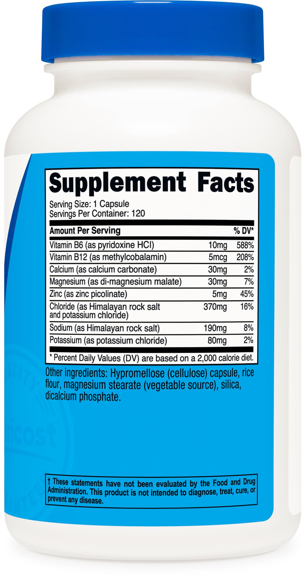 Nutricost Electrolyte Complex Advanced Hydration (120 Capsules) - 8 Hydrating Electrolytes & Vitamins, Gluten Free, Non-GMO, Vegetarian