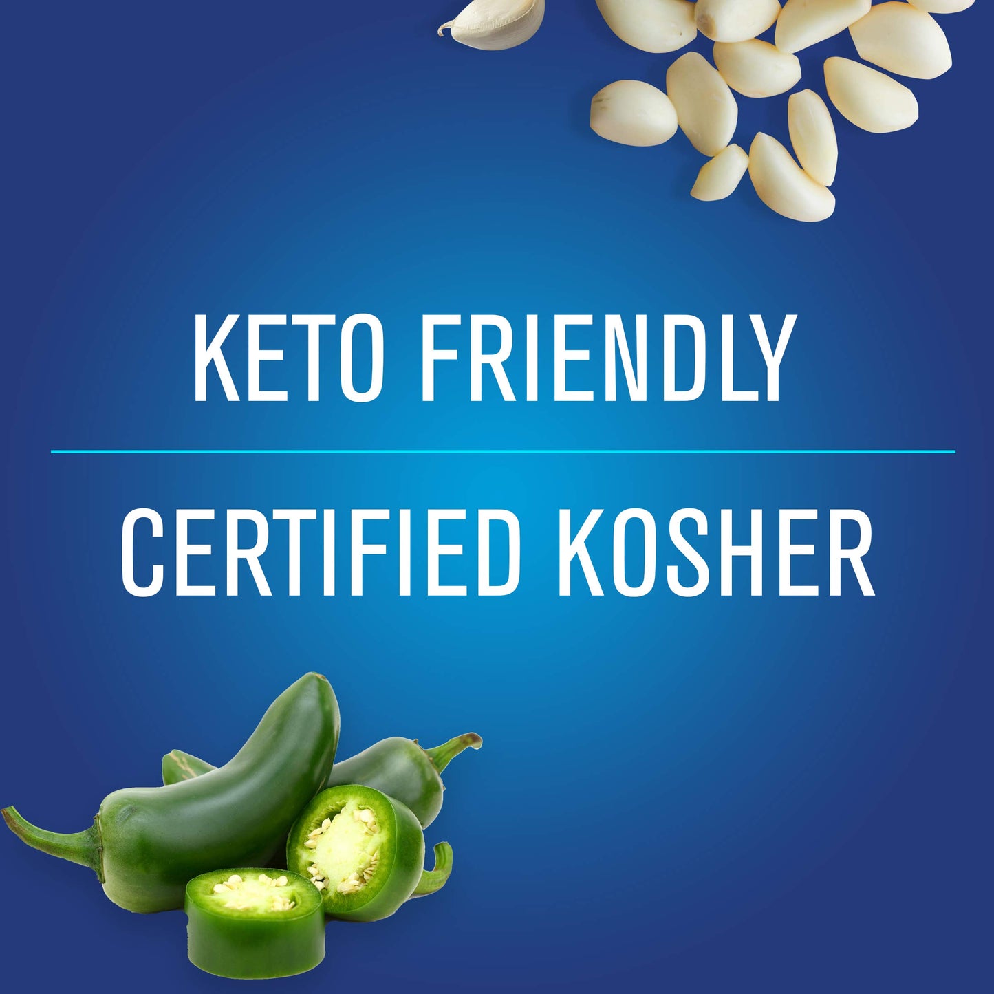 Vlasic Deli Style Hot Jalapeno Pepper Slices Keto Friendly 12 FL OZ