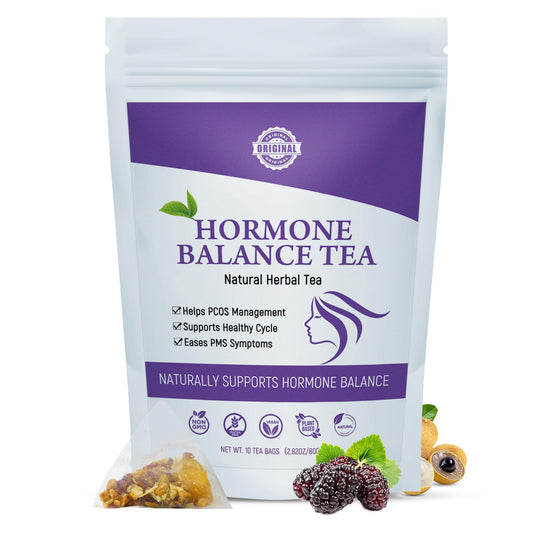 Aromlife Hormone Balance Tea for Women Support Menstrual Cycle & Help to Get Pregnant Fast, 10 Loose Leaf Teabags for Fertility and Ovulation