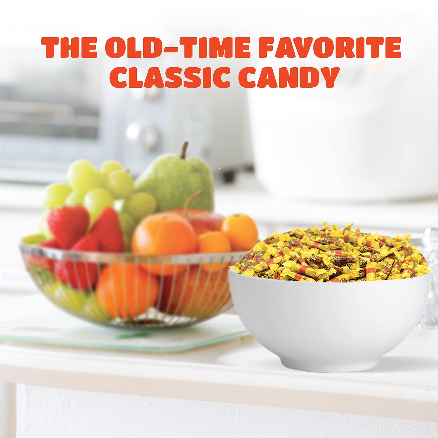 Mary Jane Taffy Candy  Bulk Pack 2 Pounds About 240 Count  Retro Sweets