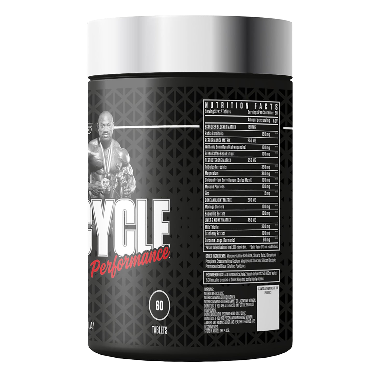 DEXTER JACKSON Black Series Post Cycle Performance | Advance Detox Formula| 60 Tablets, 30 Servings
