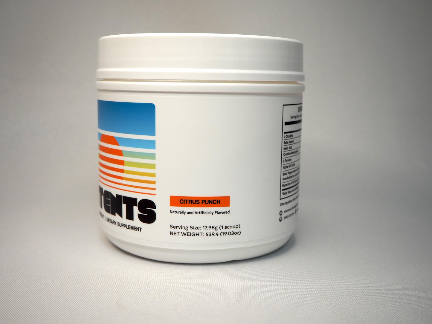 Intents Nutrition Pre workout - Stim Free, Caffeine Free, Energy, Endurance, Focus, Strength