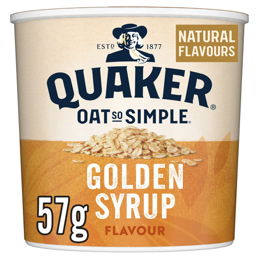 Quaker Oat So Simple Express Pot Golden Syrup Porridge 57 g Pack of 8
