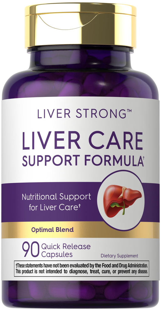 Carlyle Liver Support Supplement | 90 Capsules | with Milk Thistle, Dandelion Root & Artichoke Leaf Extract | Optimal Blend | Non-GMO & Gluten Free