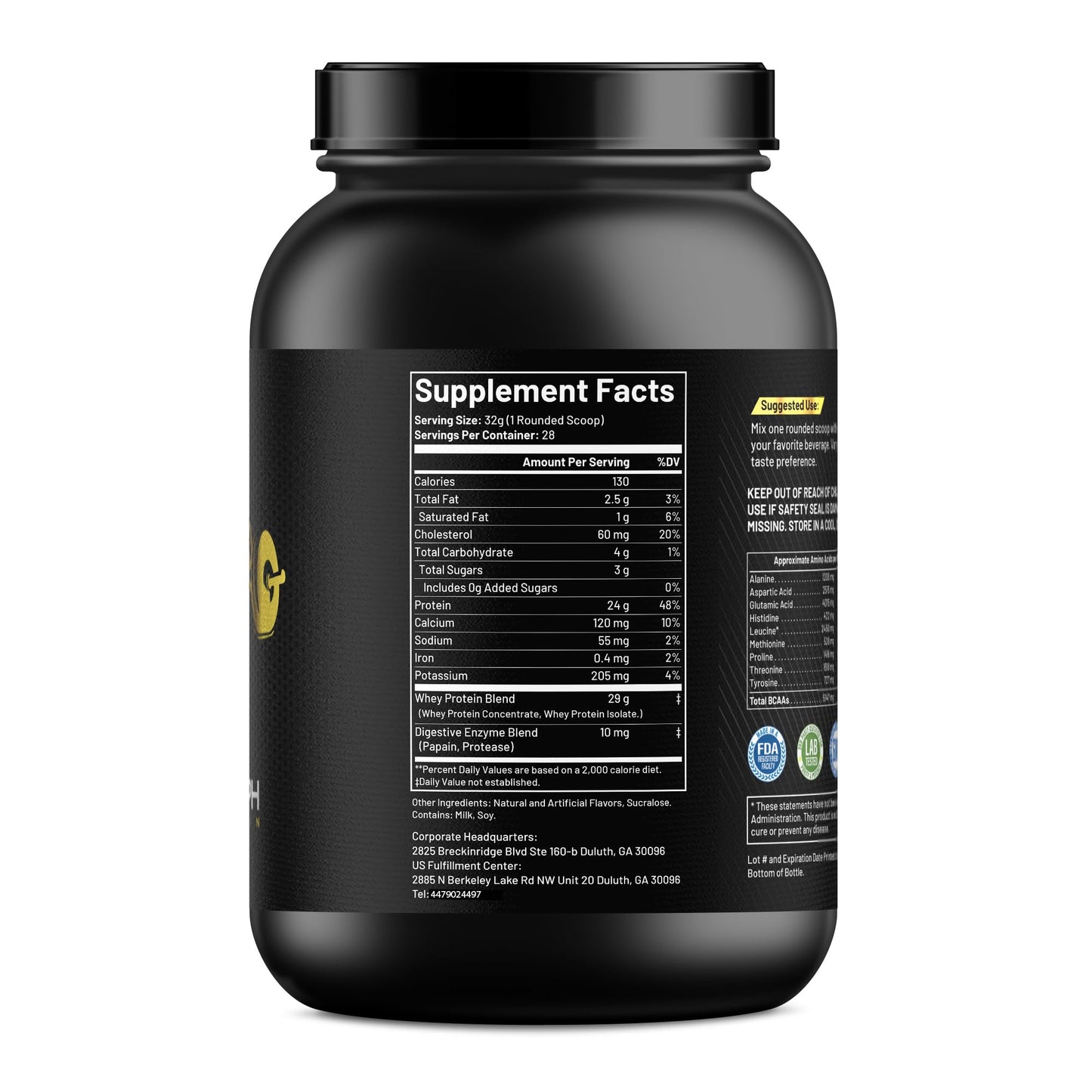 TRIUMPH VITAMIN Whey Premium Protein Blend, Cookies & Cream Milkshake Flavor, 28 Servings, 5 lbs