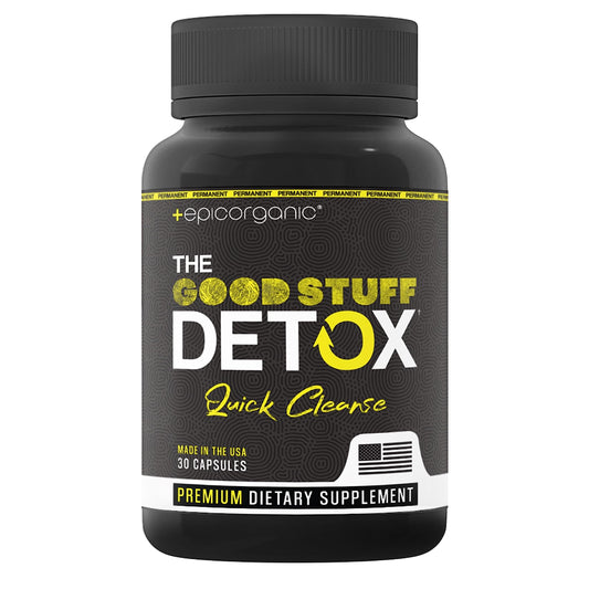 The Good Stuff Detox & Cleanse | Powerful Complete Internal Cleansing Formula | Professionally Formulated Extra Strength Herbal Detox | 30 Capsules