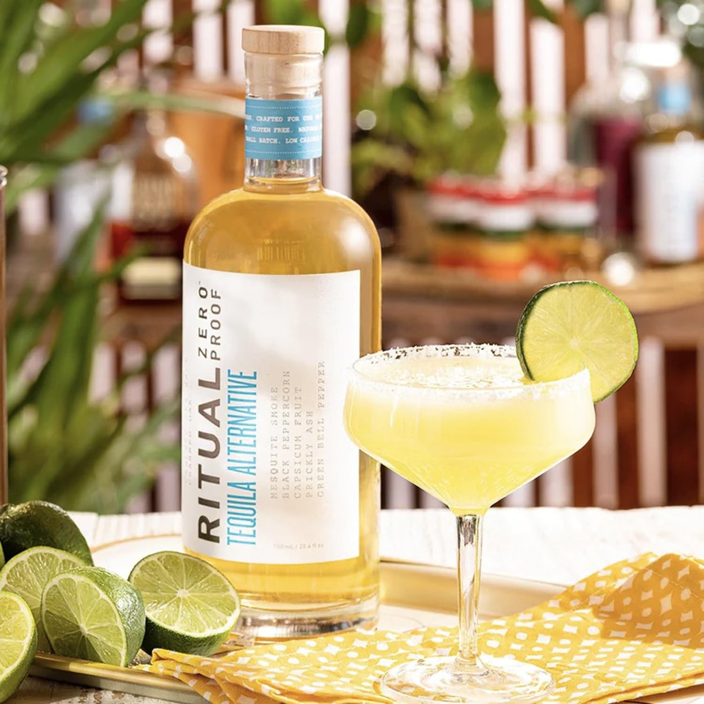 Ritual Zero NonAlcoholic Tequila Alternative with 5 Pack of Q Mixers Sparkling Grapefruit for your favorite AlcoholFree Mixed Drink