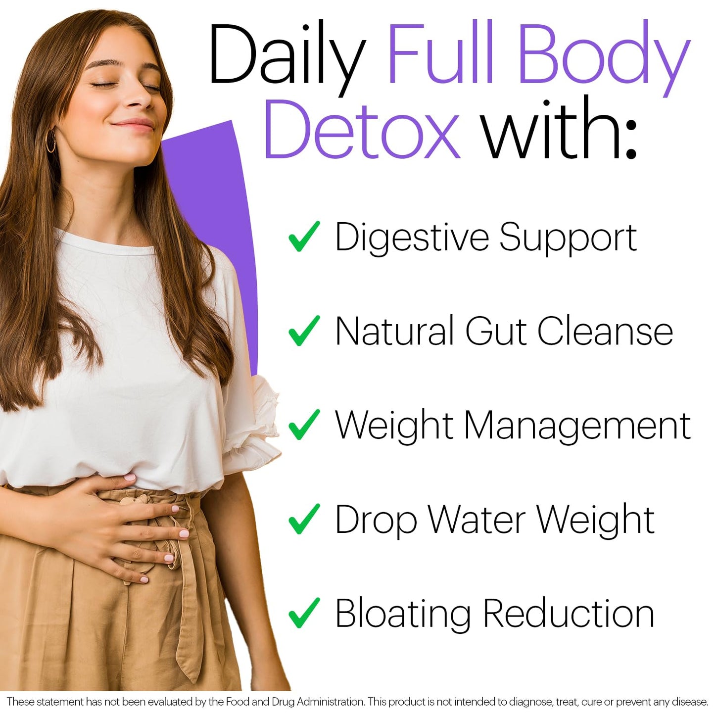 Wellthy Full Body Detox and Immune Support - Advanced Digestive Health, Gut Cleanse and Bloating Relief - All Natural Formula with Milk Thistle, Dandelion Extract and L-Carnitine | 30-Day Supply