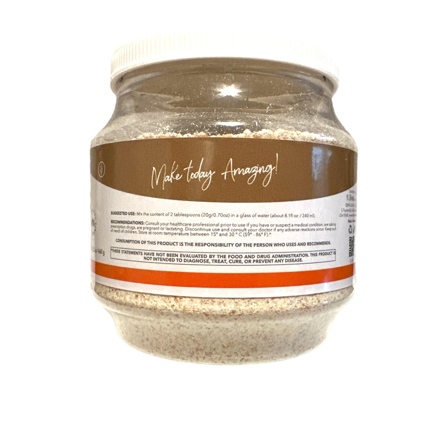 Generic Cereal Fiber Powder with Vanilla Flavor Micronutrients Vitamins Minerals & Herbs Shelo Nabel 16.22 oz, White