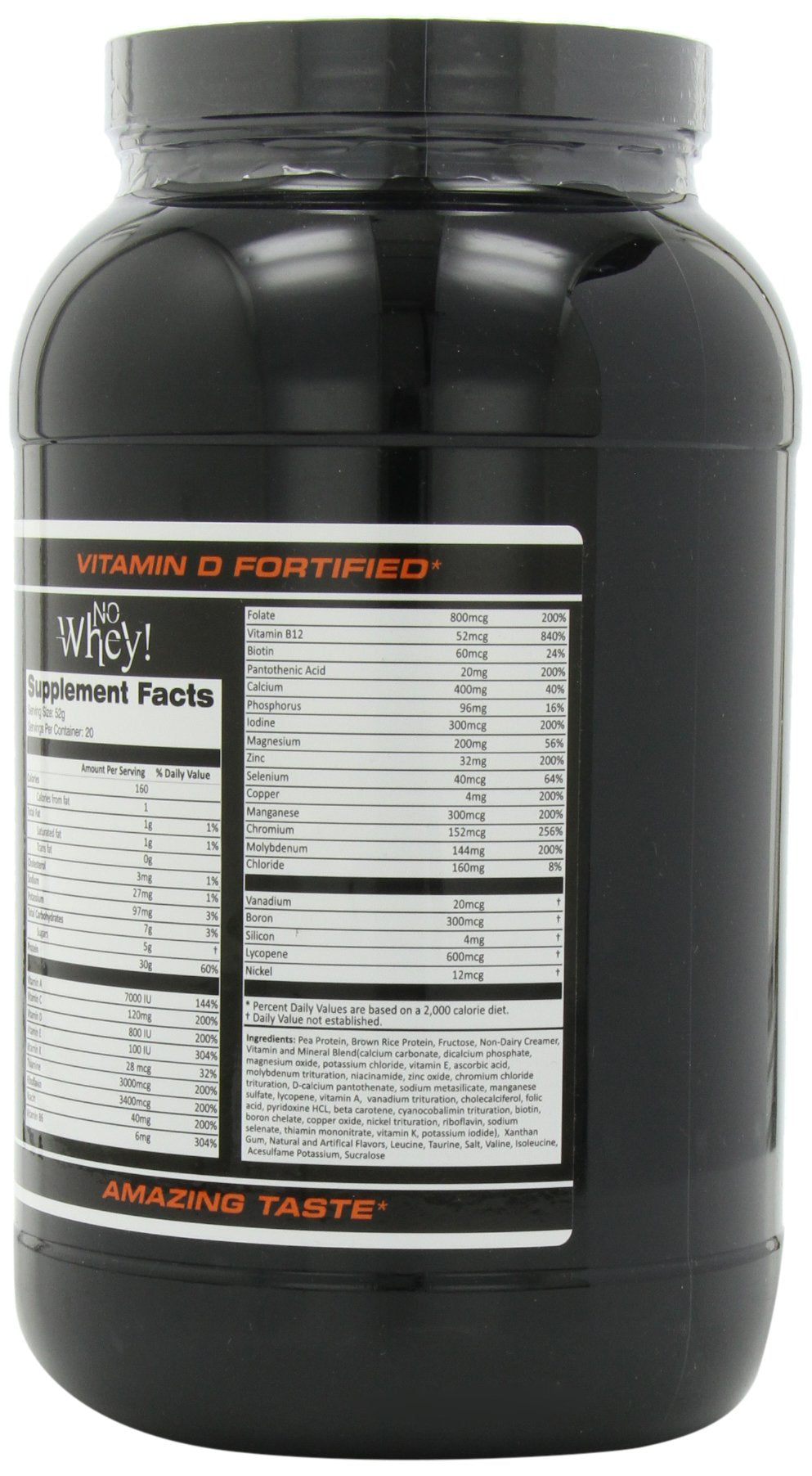 AI Sports Nutrition No Whey Pumpkin PRTN Diet Supplements, 2.3 Pound