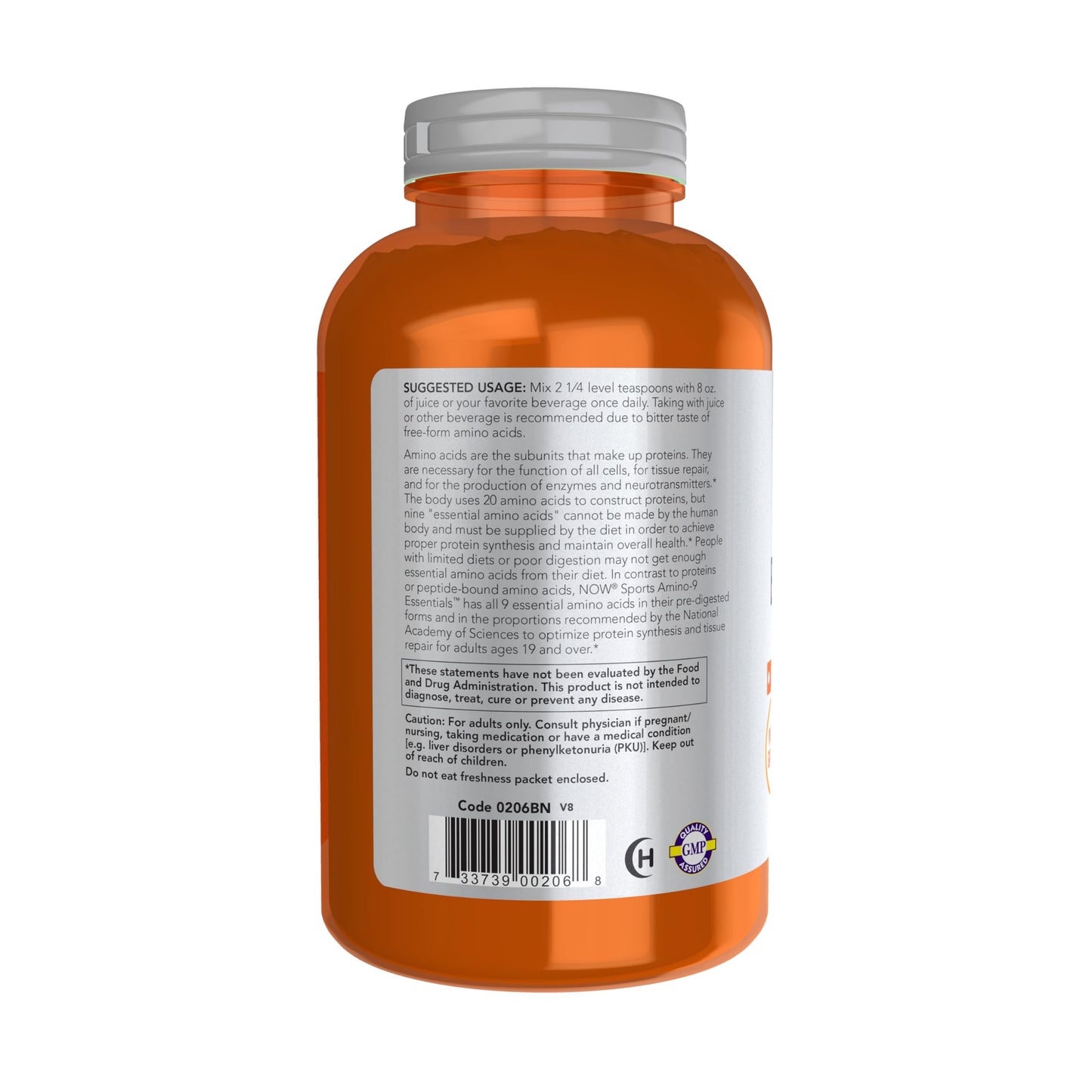 NOW Foods Sports Nutrition, Amino-9 Essentials™ Powder, Enhanced Protein Synthesis, Amino Acids, 330-Grams