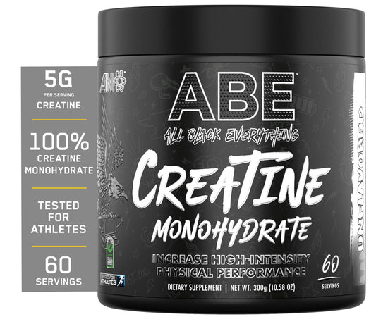 All Black Everything Creatine Monhydrate | 60 Servings | Unflavored | Micronized Amino Acid Powder | Support Muscles | Cellular Energy | Cognitive Function | Gluten-Free and Keto Friendly