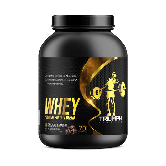 TRIUMPH VITAMIN 5lb Whey Protein Chocolate - 70 Servings