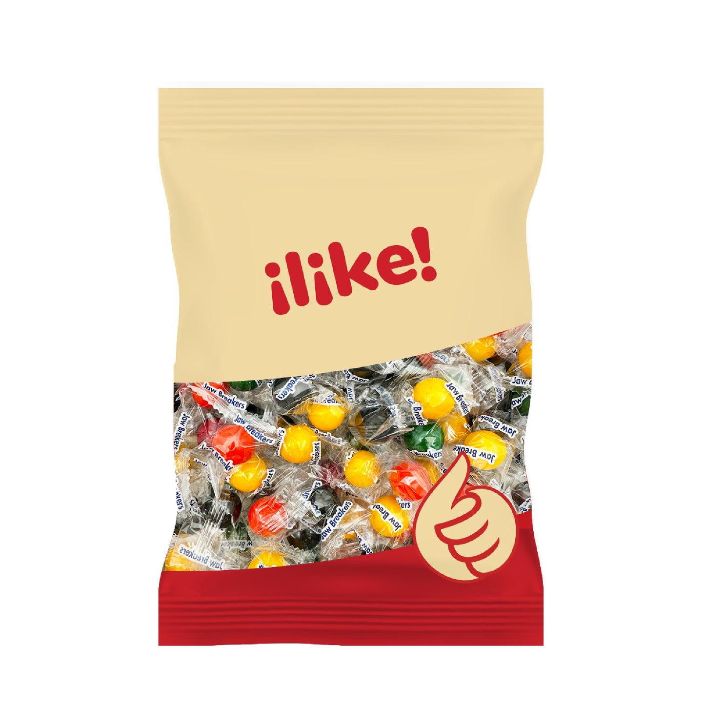 Jawbreakers Hard Candy Assorted Fruit Flavors Individually Wrapped 24Ounce Pack