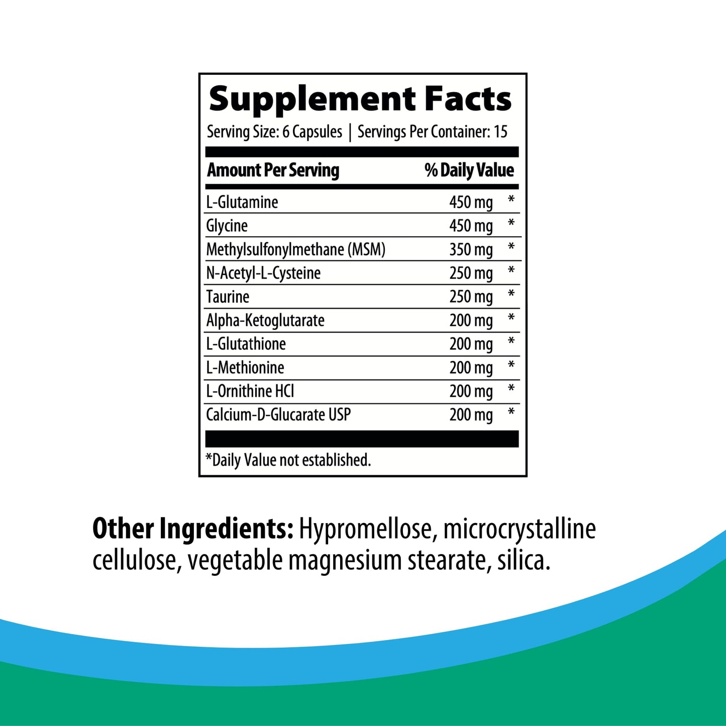 Rootcology by Dr. Izabella Wentz | Amino Support | Amino Acid Complex Capsules with L-Glutamine, Glycine & MSM | 90 Capsules