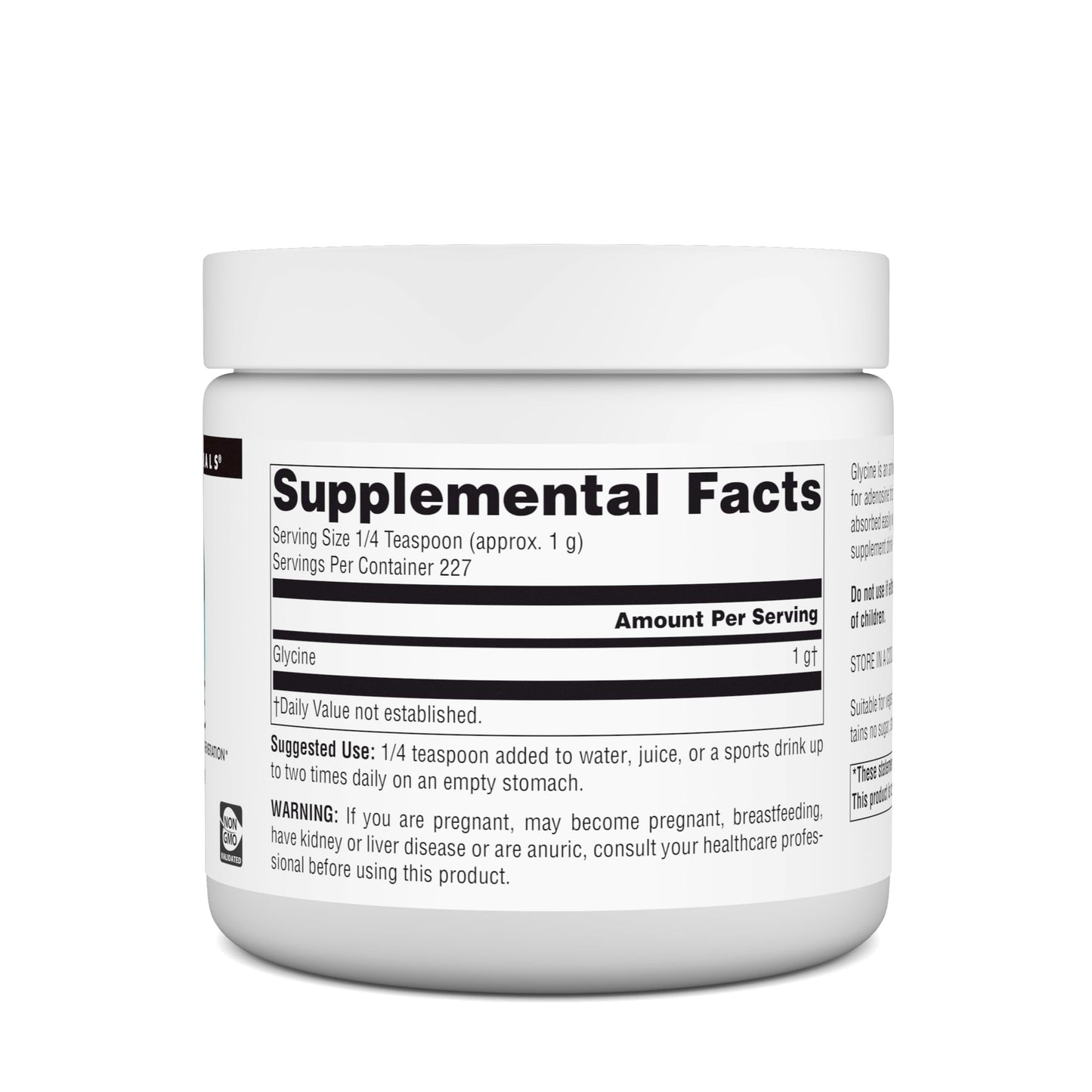 Source Naturals Glycine, for Protein Systhesis and Energy Generation*, 454 Grams - 8 oz Powder