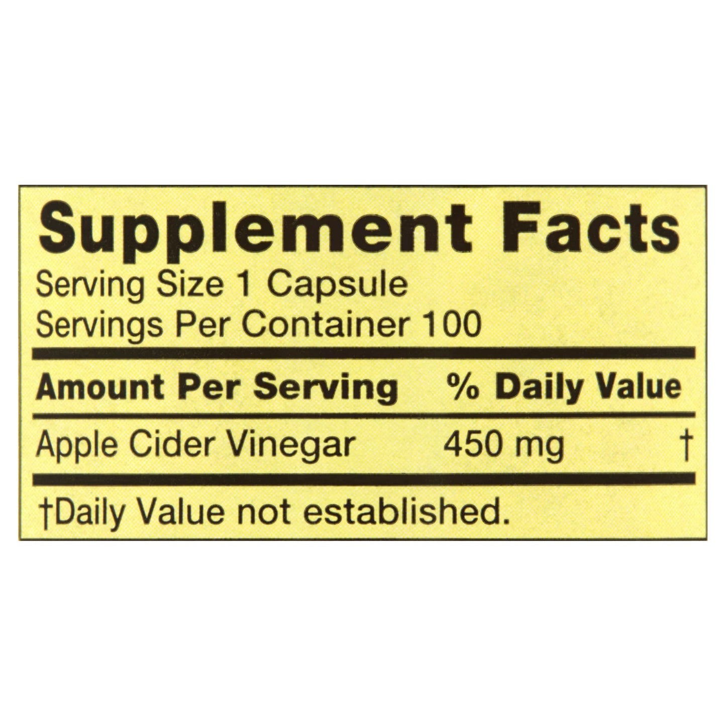 Spring Valley Apple Cider Vinegar Capsules 450 mg | Apple Cider Vinegar Capsules Spring Valley | 100 Count Bundle with Lual's 45 Diabetes Decoded