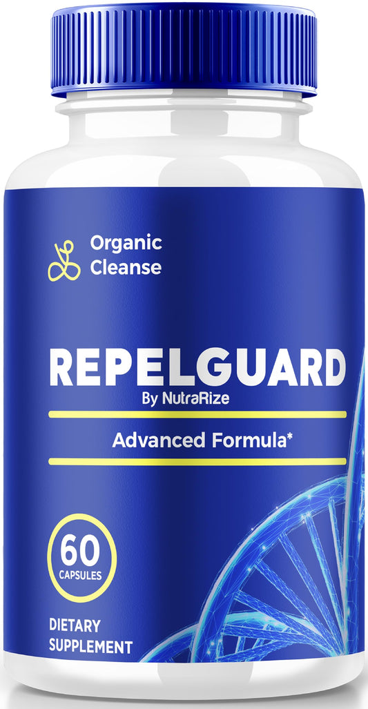 RepelGuard Capsules, Organic Cleanse and Weight Loss Supplement, All-Natural Detox Formula, Keto Support Pills for Overall Health and Fitness, Repel Guard Review (60 Capsules)