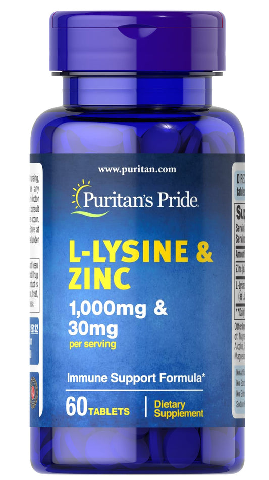 Puritan's Pride L-Lysine and Zinc