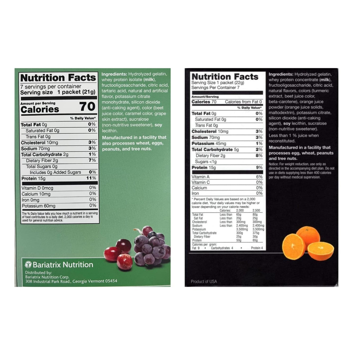 PROTIFIT - High Protein Cranberry Grape & Orange Fruit Drink 2 Pack, 15g Protein, Low Calorie, Sugar Free, Ideal Protein Compatible, 7 Servings Per Box, (2 Pack)