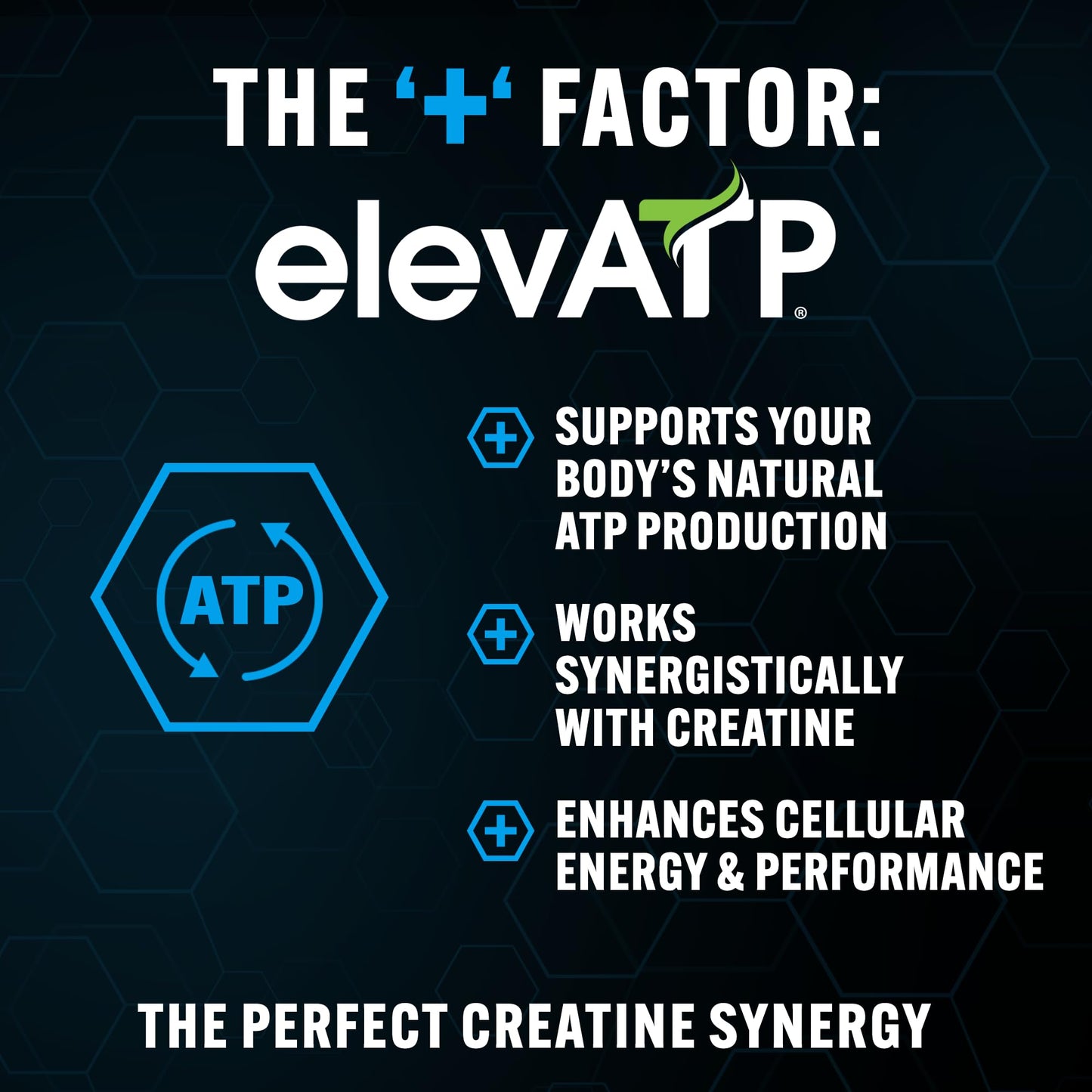 PEScience TruCreatine+ Creapure Creatine Monohydrate Powder, Micronized Creatine with ElevATP, 5g Per Serving, for Men & Women, Supports Muscle Growth, Strength & Recovery, 90 Servings