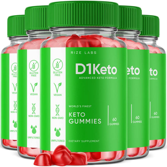 (5 Pack) D1 Keto Gummies - D1 Keto ACV Gummies for Advanced Weight Loss D1 Keto Gummies with Apple Cider Vinegar Supplement Belly Fat Extra Strength Gomitas Vegan Non GMO (300 Gummies)
