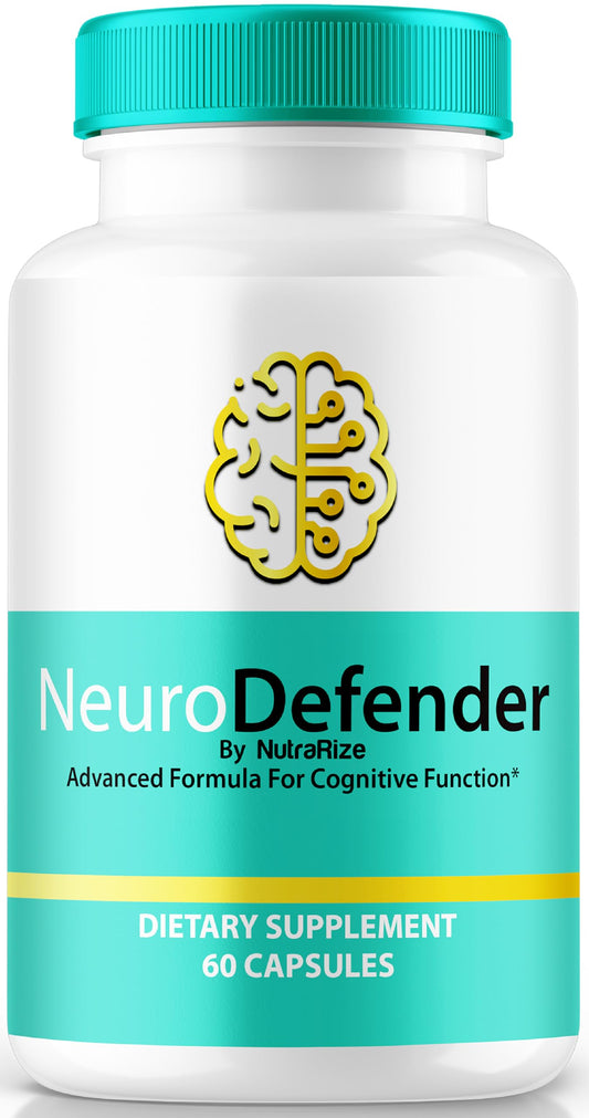 Neuro Defender Pills, Unlock Your Full Potential with Neuro Defender Formula - Supports Memory, Focus & Concentration, for Cognitive Health and Function, Official NeuroDefender (60 Capsules)