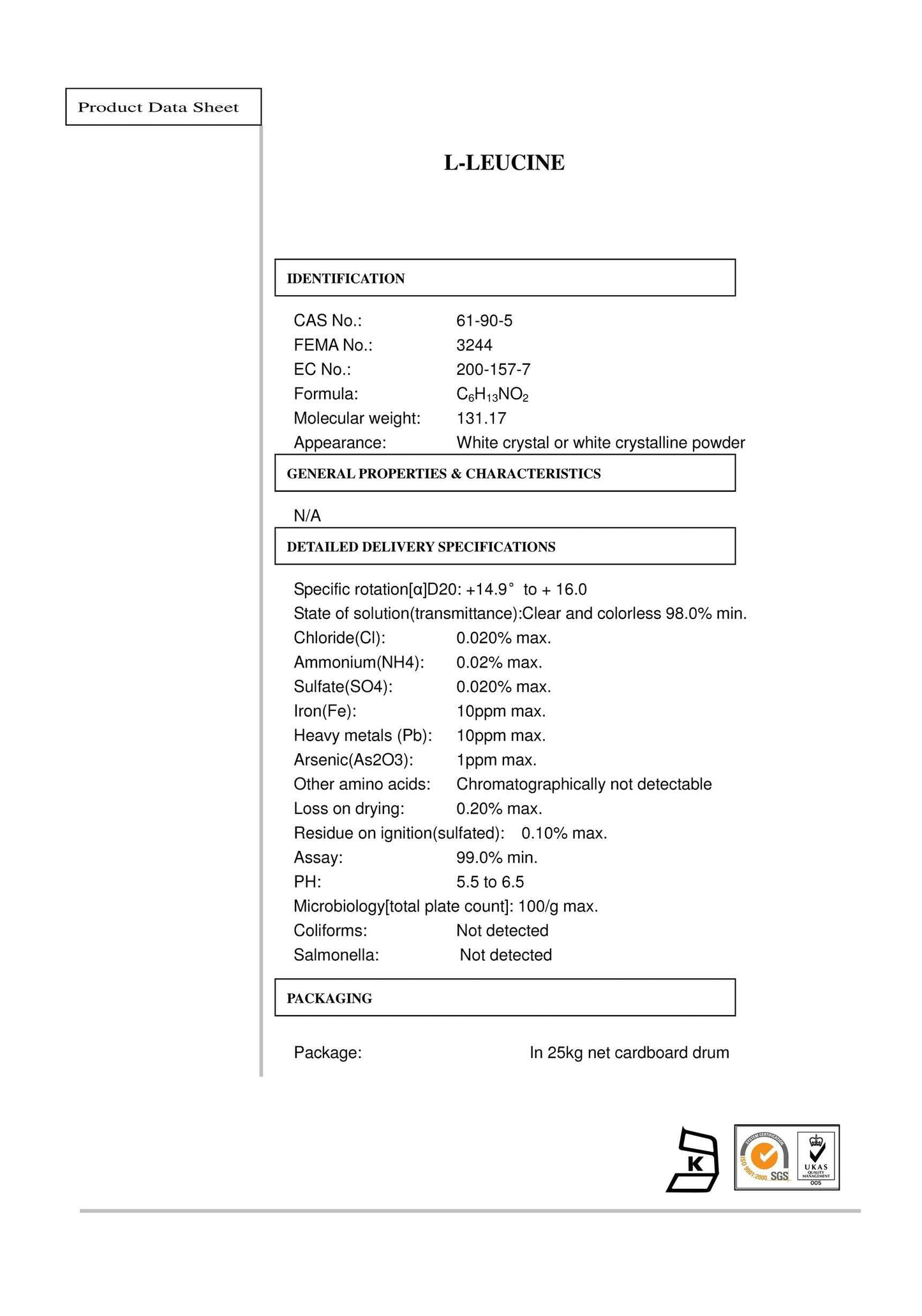 Puriva Nutrition L-Leucine Powder, 1 Pound