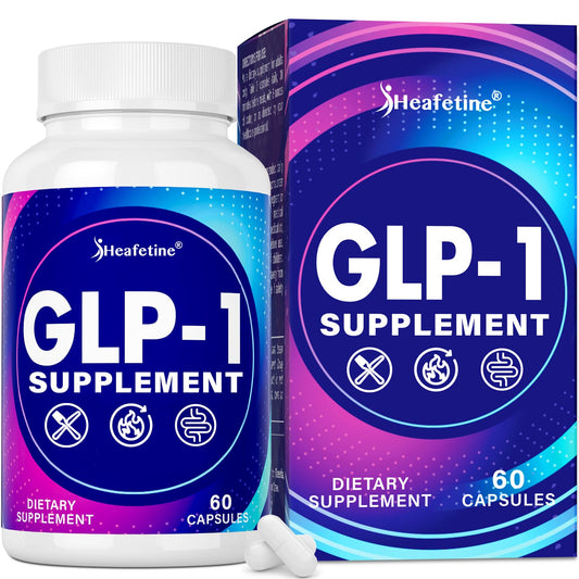 GLP-1 Supplement Support, with Naturally GLP1 Supplement Probiotic for Women & Men, Hops & Green Tea Extract, GLP 1 Supplements for Gut, Energy, GLP-1 Levels & Overall Health - 60 Capsules