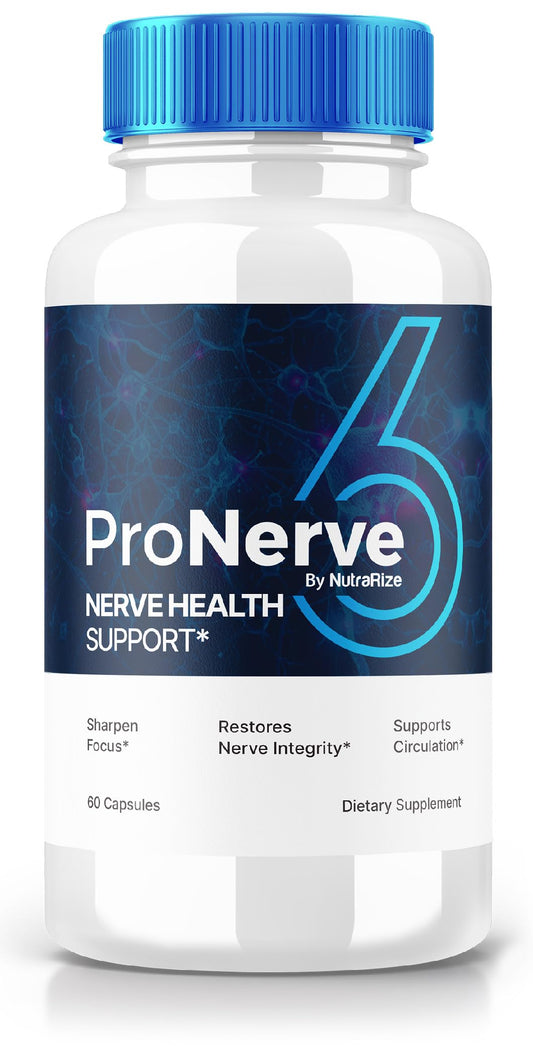 NutraRize ProNerve6 Neuropathy, ProNerve 6 Nerve Support Supplement, Pro Nerve 6 Capsules, ProNerve6 Pastillas Reviews (60 Capsules)