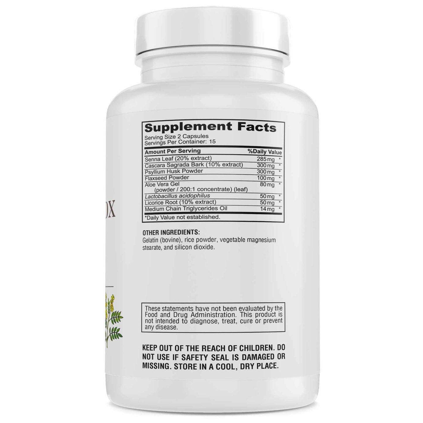 GENIUS HERBALS 15 Day Detox and Cleanse - Helps Eliminate Toxins, Supports Digestive Health