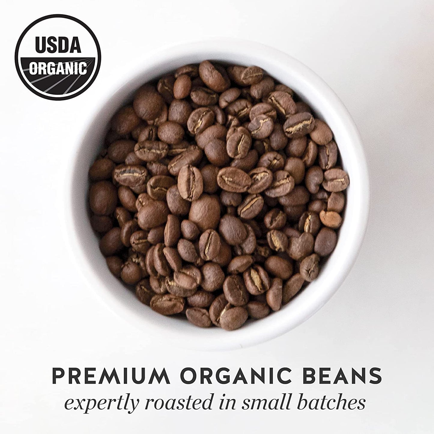 Blue Bottle Whole Bean Organic Coffee Bold Dark Roast 12 Ounce bag Pack of 6