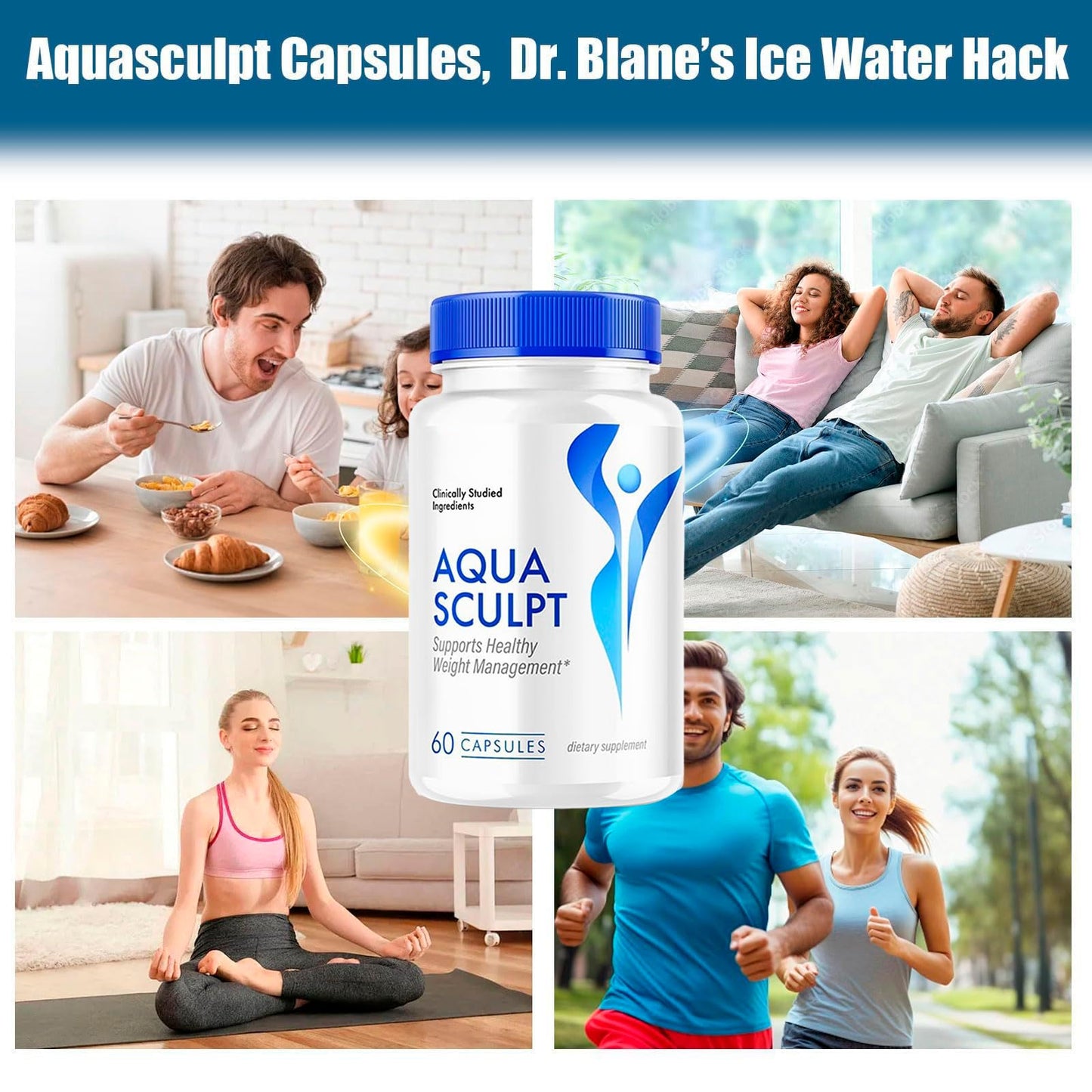 Aqua Capsules | Advanced Maximum Strength Supplement Pills | Studied Ingredients All Natural Formula
