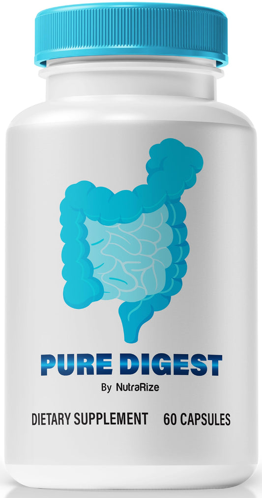 Pure Digest Capsules, All Natural Pure Formula to Support Gut and Digestive Health, Pure Digest Pills for Overall Well-Being, Official PureDigest Pastillas Reviews (60 Capsules)