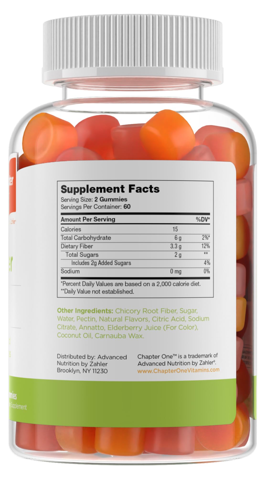 Zahler - Fiber Gummies for Adults & Kids (120 Count) Certified Kosher Adult & Kids Fiber Gummy Chews for Digestion Support, Healthy Regularity & Overall Health - Chewable Children's Fiber Supplements