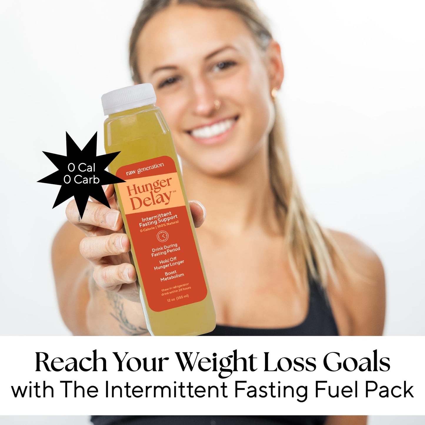 Raw Generation Higher Protein Intermittent Fasting Fuel Pack - Weekly Fasting Drink Kit with Vital Electrolytes & Supplementation to Improve Success | 3-Steps to Improve Digestion & Reduce Cravings