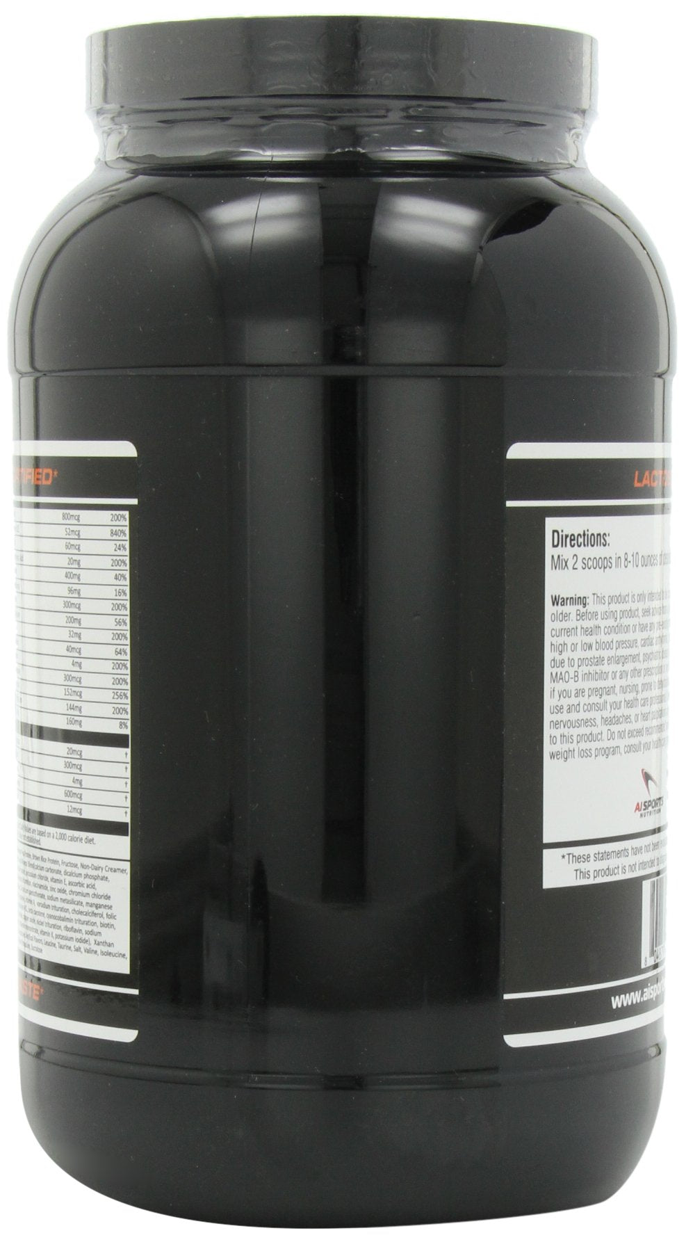 AI Sports Nutrition No Whey Pumpkin PRTN Diet Supplements, 2.3 Pound