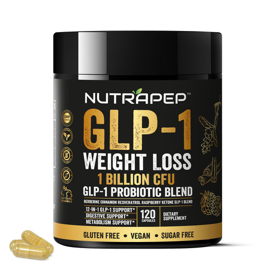 NutraPep GLP-1 Probiotic Weight Loss Supplement - Glp1 Booster with Berberine for Fat Burn