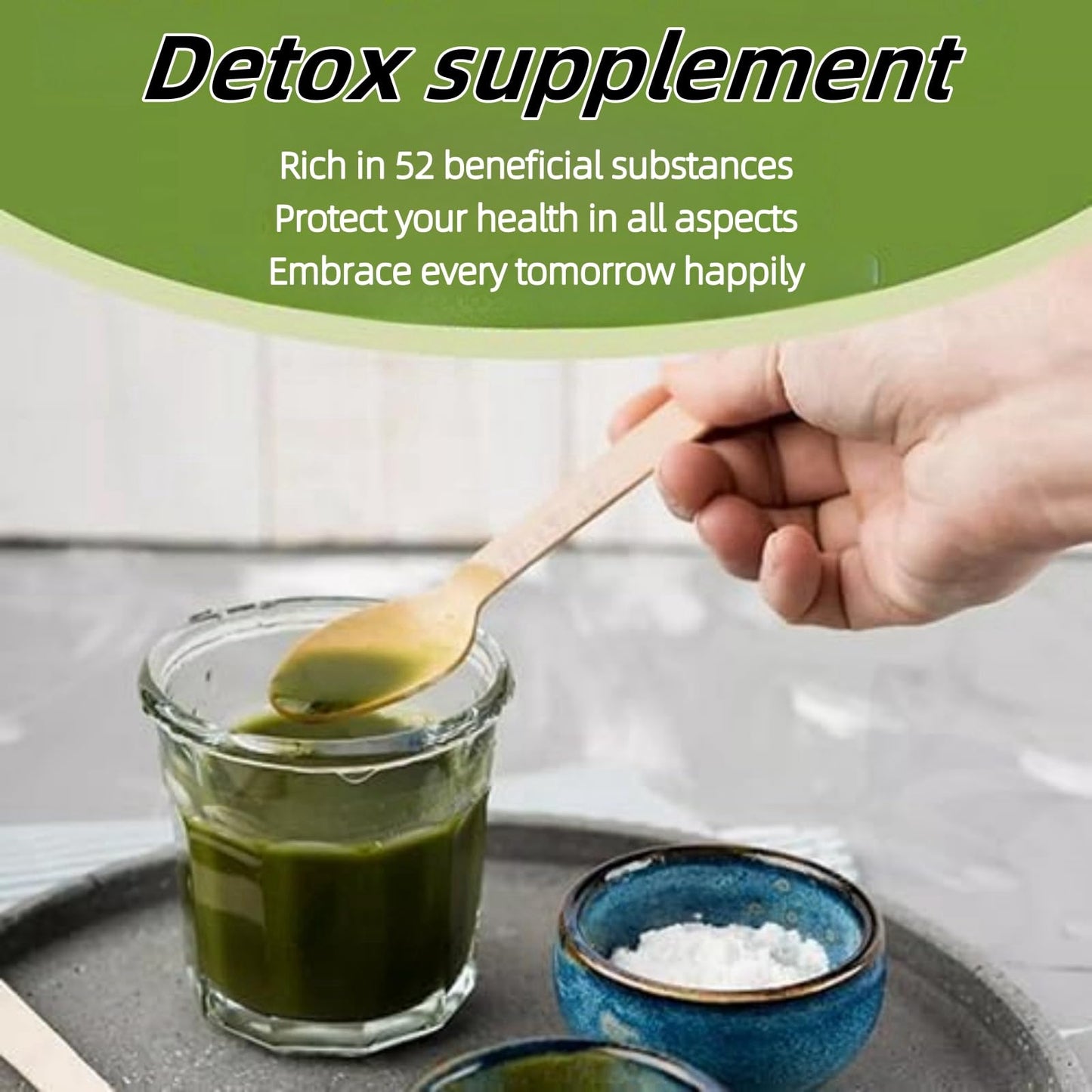 Supreme Detox Supplement Healthcare Natural Fiber Powder, Pineapple Flavor,Natural Ingredient (2pcs)