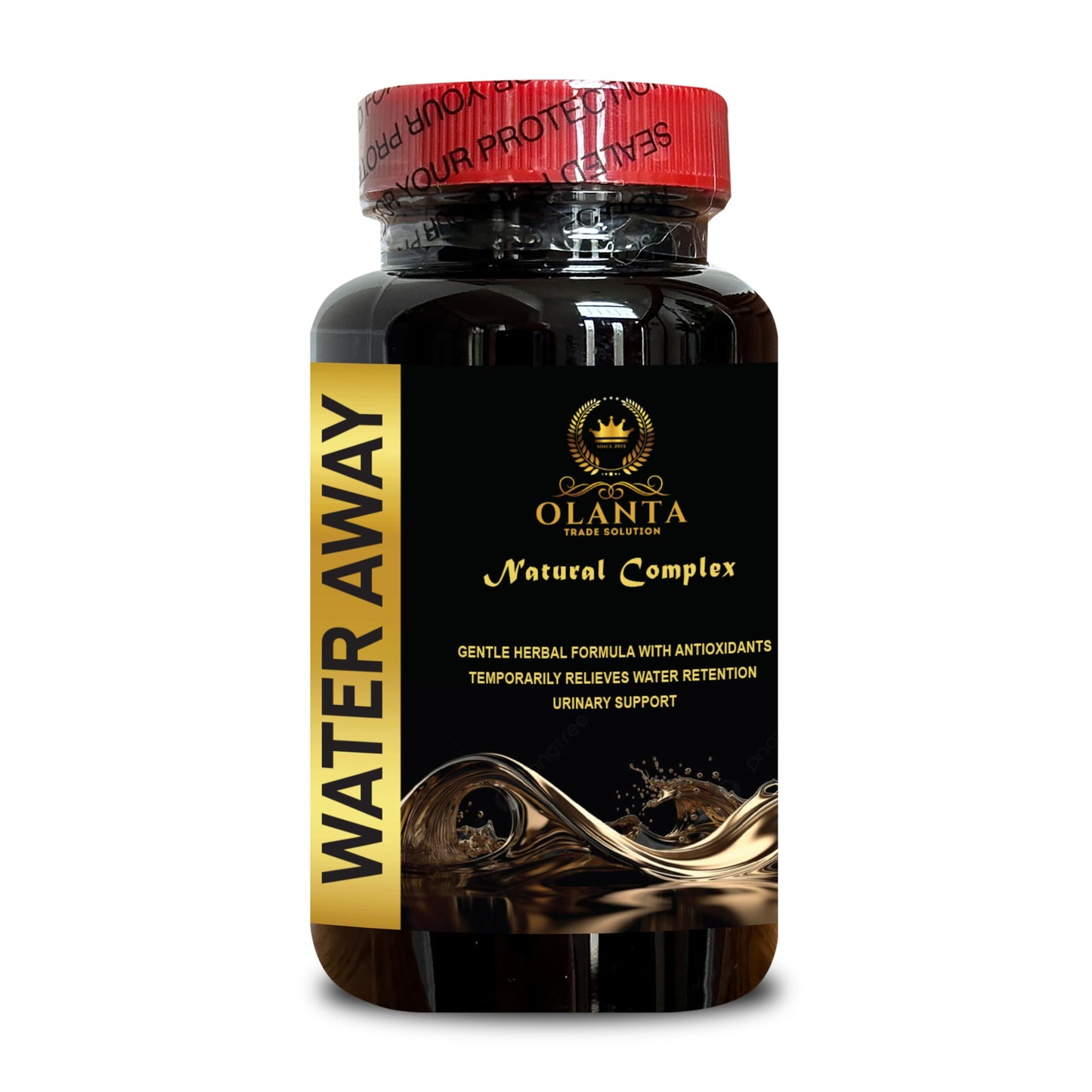 OLANTA TRADE SOLUTION Water Away Supplement - Water Loss Pills for Men, Fast Acting Water Away Pills, Kidney Health, Diuretics Water Retention, Pomegranate - 1 Bottle 60 Capsules