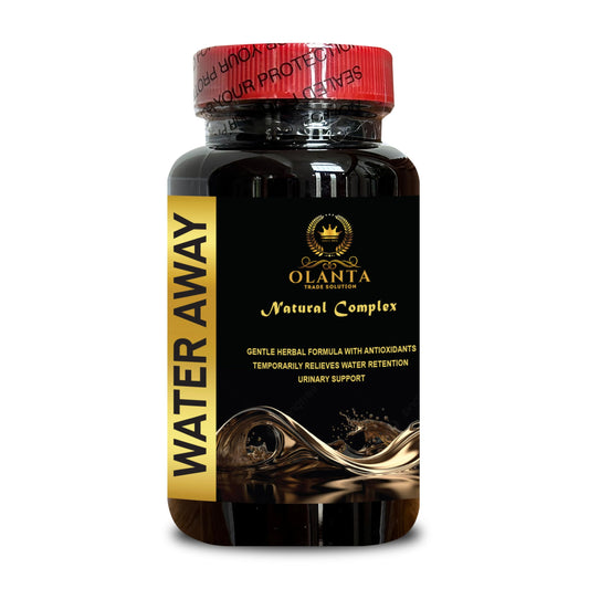 OLANTA TRADE SOLUTION Water Away Supplement - Water Loss Pills for Men, Fast Acting Water Away Pills, Kidney Health, Diuretics Water Retention, Pomegranate - 1 Bottle 60 Capsules