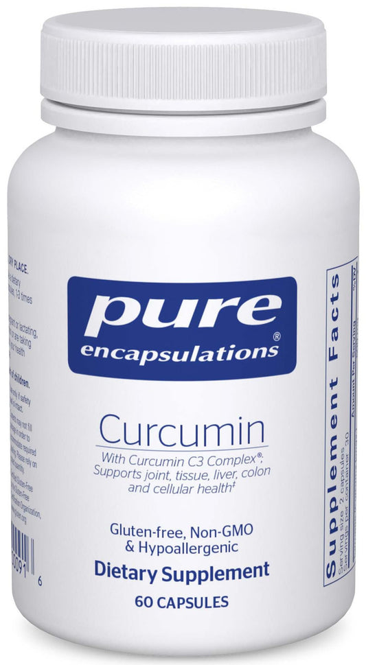 Pure Encapsulations Curcumin - 500 mg - Supports Joint Health & Liver Health - Curcuma Longa Capsule - Non-GMO & Vegan - 60 Capsules
