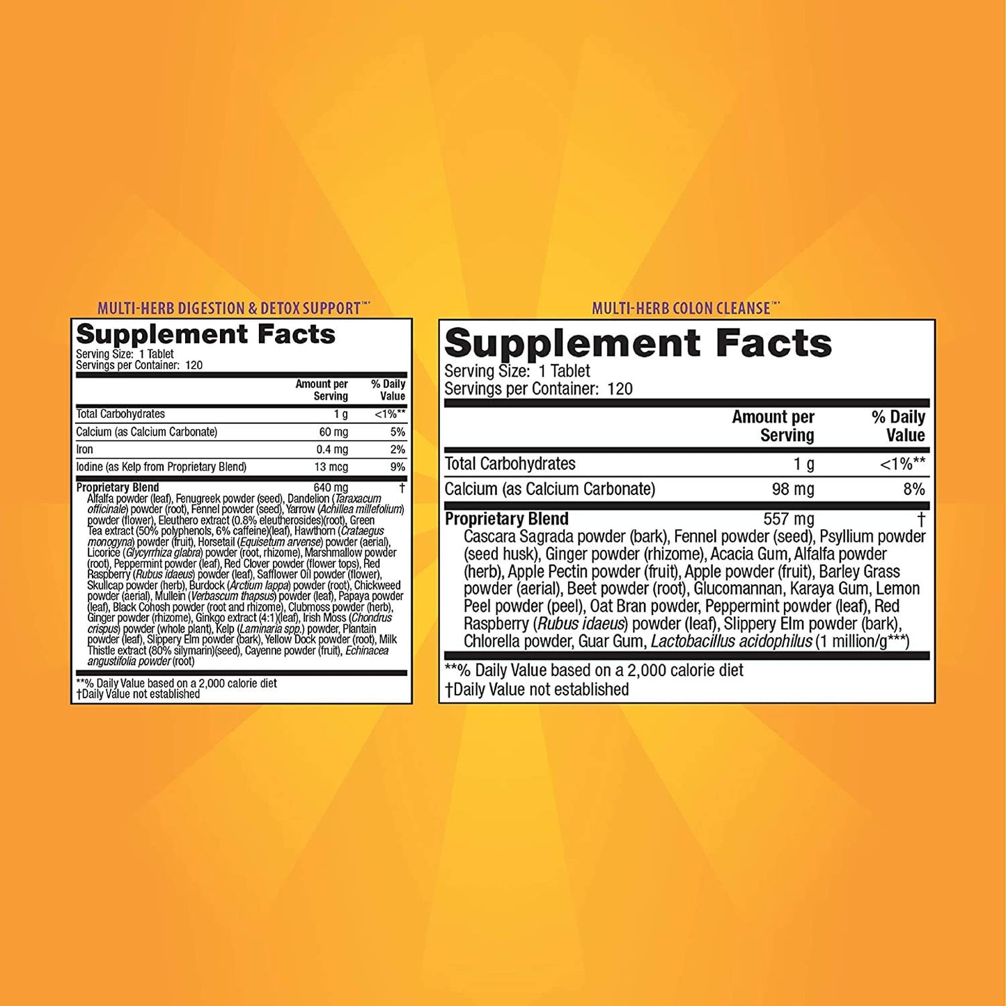 Nature's Secret Ultimate Cleanse Two 120 Tablets (Pack of 2)