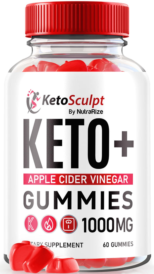 Ketosculpt Gummies, Keto Sculpt ACV Gummies, All Natural Apple Cider Vinegar, Official Formula for Weight Loss Support, Premium Keto+ACV Gomitas Reviews (60 Gummies)