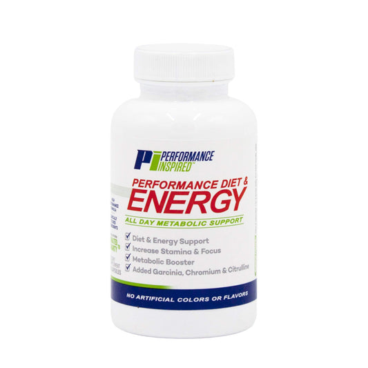 PERFORMANCE INSPIRED Nutrition Diet & Energy Capsules - Natural Green Coffee, Garcinia Cambogia & Green Tea - Supports Energy & Metabolism - 60 Count