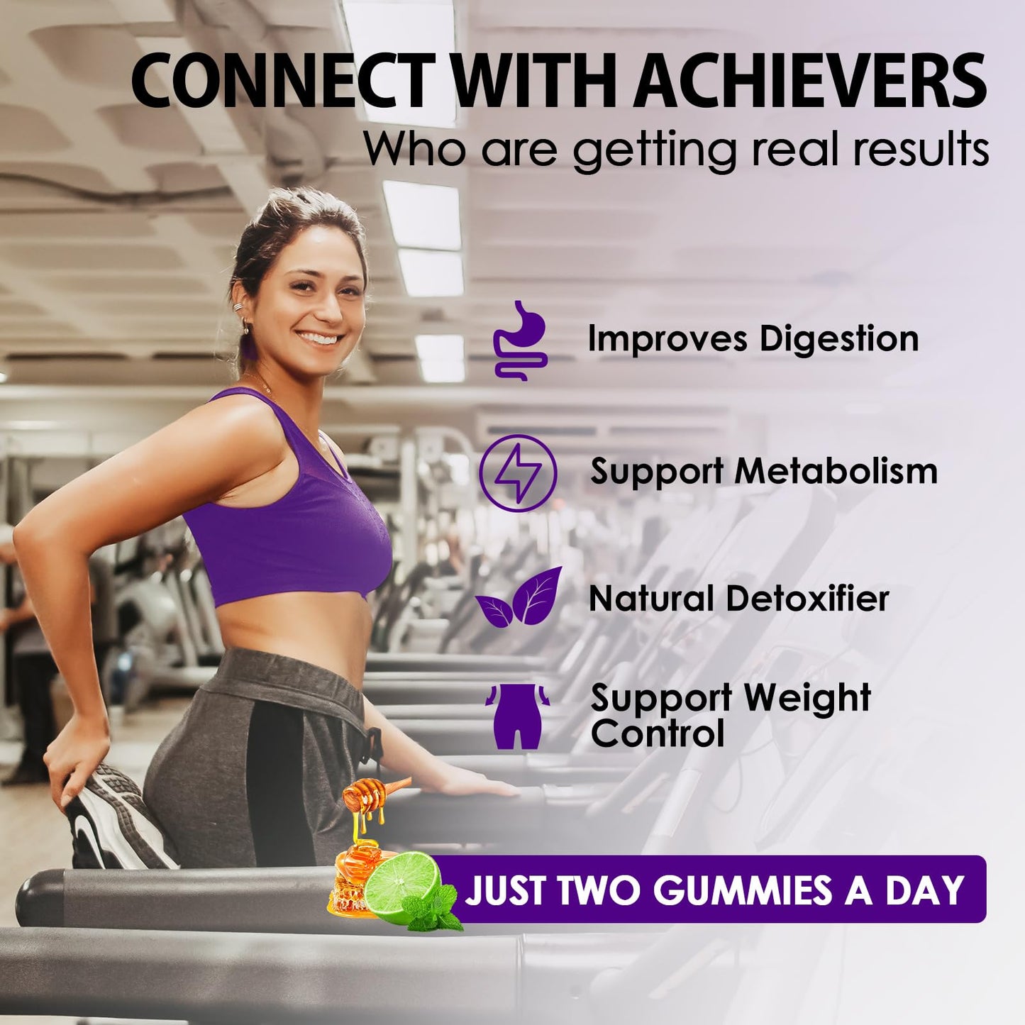 Keto ACV Gummies Advanced Weight Loss Gummies, Keto ACV for Detox Digestion Energy, 1500 MG Apple Cider Vinegar with Vitamin for Women & Natural Lemon Honey Flavor
