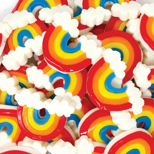 Rainbow Gummies  Bulk 38 Pk Individually Wrapped Gummy Candy  Rainbow Party Favors for Rainbow Birthday Unicorn Party Unicorn Birthday Unicorn Baby Shower  Party Candy for Goodie Bag Filler
