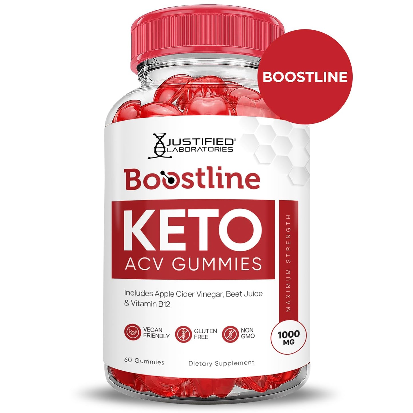 Boostline Keto ACV Gummies Advanced Formula 1000MG Boost Line Keto Gummies Apple Cider Vinegar Formulated with Pomegranate Beet Juice Powder B12 Vegan Non GMO 60 Gummys