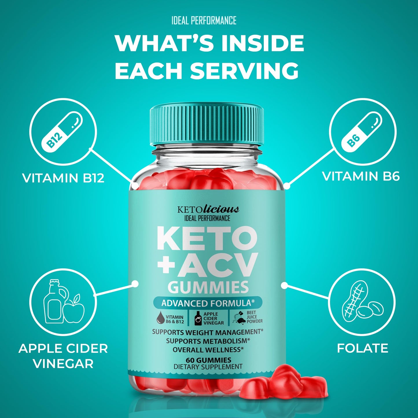 Ketolicious Keto ACV Gummies, Ketolicious ACV-Keto Gummies 1000MG - Extra Strength, Ketolicious All Natural Apple Cider Vinegar, Vitamin B12, Pomegranate, KetoLicious ACV Gummy Reviews (2 Pack)